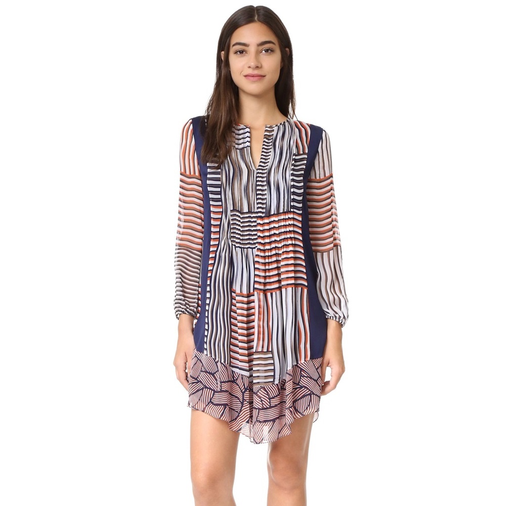 DVF Kailyn Chiffon Tunic Dress